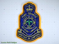 Click to enlarge 1994 Fort George Scout Campaign (chenille)
